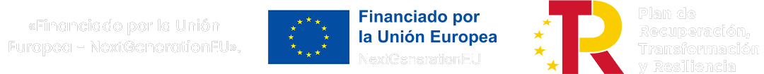 Logos de las entidades cuyo proyecto es financiado por la Unión Europea – NextGenerationEU